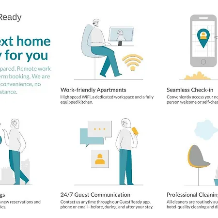 Guestready - Spacious 1br Flat In The Center Apartamento *