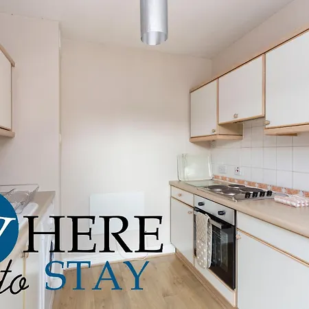 Bright 1 Bedroom Apartment-private Parking Apartmán Glasgow