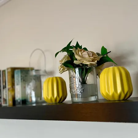 公寓 Stylish Modern Flat With Juliet Balcony & Parking