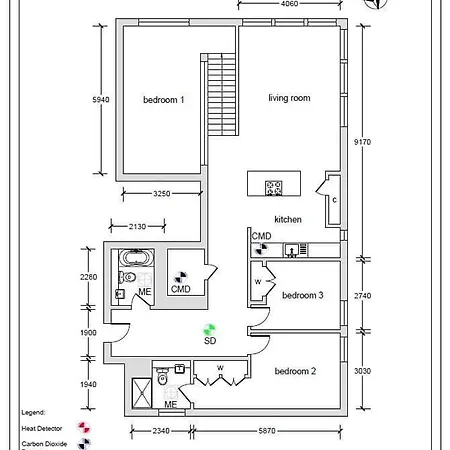 Stunning 3 Bed Penthouse In West End