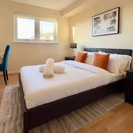Sleek & Modern 2br - Easy Access To Centre 아파트 글라스고
