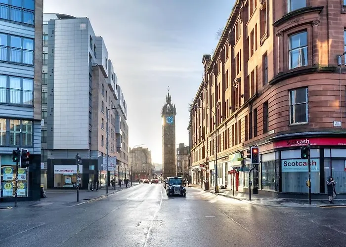 ** Modern Merchant 1 Bed With Free Parking ** * グラスゴー