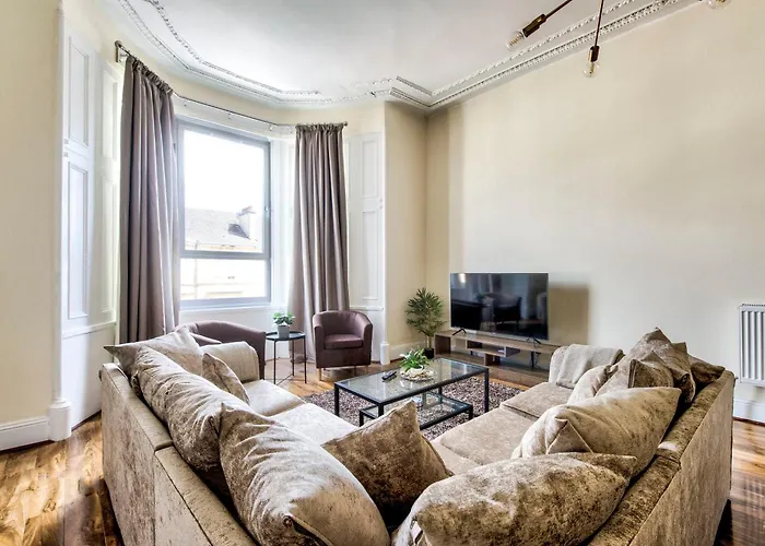 아파트 Stunning 5 Bedroom Apt, Close To Centre, Sec, Hydro And Motorway 글라스고