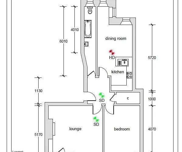 Lejlighed Modern, Light-filled And Sleek West End *