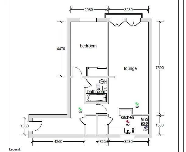 Semesterbostad Modern And Refurbished Flat In Merchant *