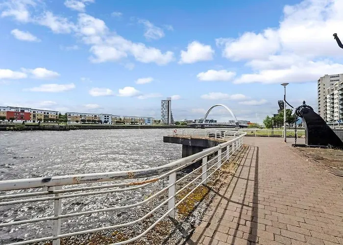 Apartamento Luxurious Penthouse With Bar At Hydro & Secc Glasgow