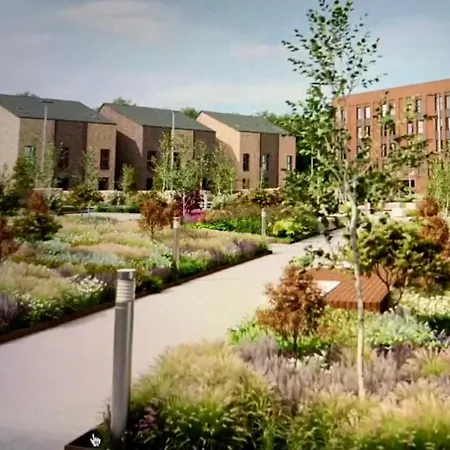 Semesterbostad Glasgow City Central Executive Triplex House, 3 Bedroom 3 Bathrooms 1 Living Room Kitchen - Huge Terrace For Master Bedroom - Private E Parking Lez Congestion Zone Free - Garden - 5 Mins Drive To City Centre Central Station Glasgow