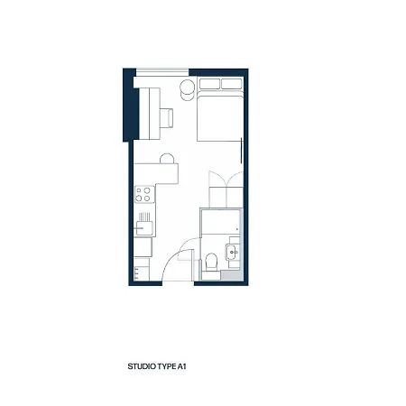 Student Only - Modern Studio Apartments In Glasgow