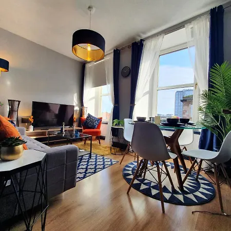 아파트 Cosy 3 Bedroom Flat In Centre 글라스고