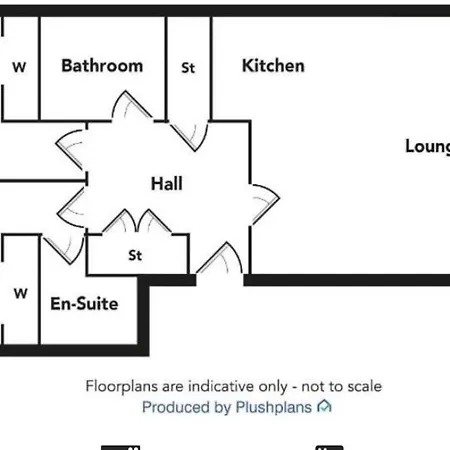 Centre 2 Bedroom Apartment, Secure Parking. Apartment