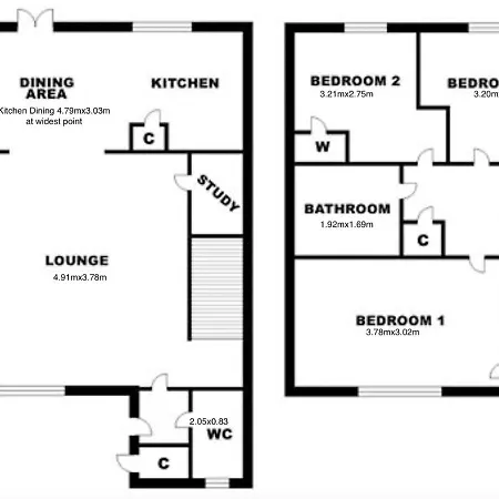 Ferienhaus Urban Escape Free Parking 20min Walk To Center