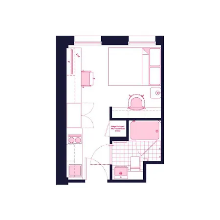 Chic Living Studio At West End Student Accommodation- Students Only Aparthotel Glasgow