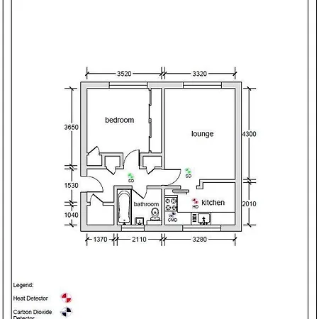 Cosy 1 Bed With Parking In City Centre 아파트
