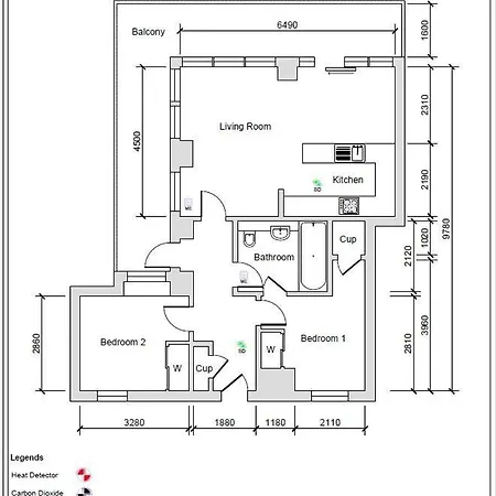 Beautiful Penthouse In Centre Location Ferienhaus