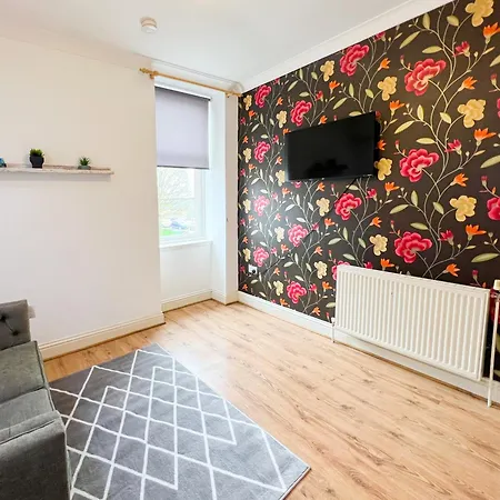 Chic Minimalist Retreat In Ibrox 公寓 格拉斯哥