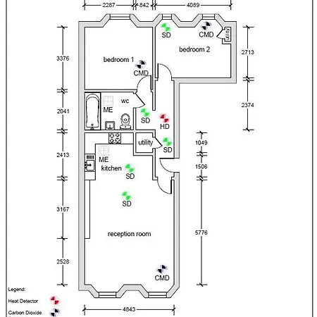 Incredible Contemporary Flat In Heart Of West End Glasgow