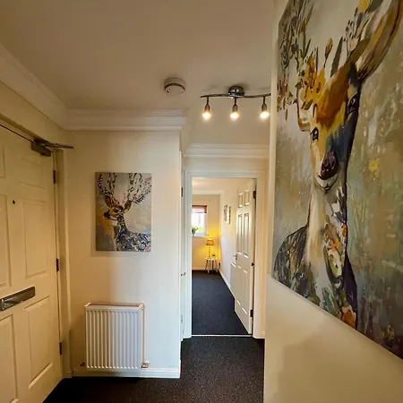 Stylish Modern Flat With Juliet Balcony & Parking