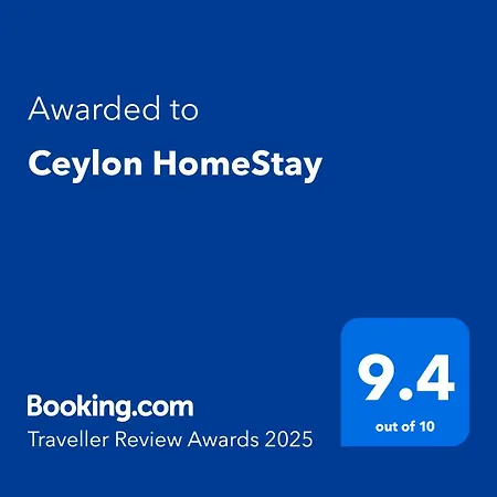 Ceylon Accommodatie bij particulieren