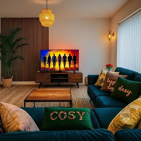 Apartment Modern Flat In Free Parking & Wifi Glasgow