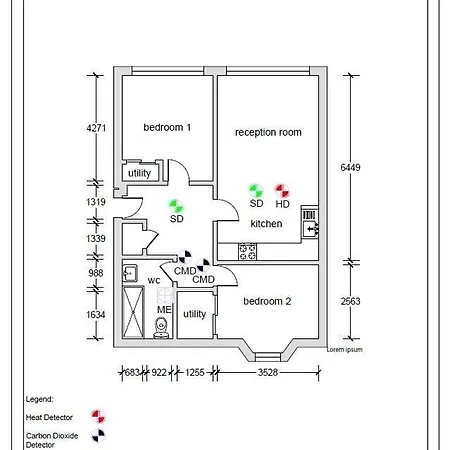 Stylish 2-bed Near * גלאזגו