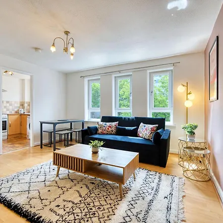 公寓 2br Flat Walk To Buchanan Hydro With Parking 格拉斯哥