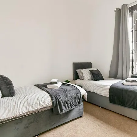 Appartement Free Parking - Sleeps 6 - 2 Bedrooms - Great Transport Links Glasgow