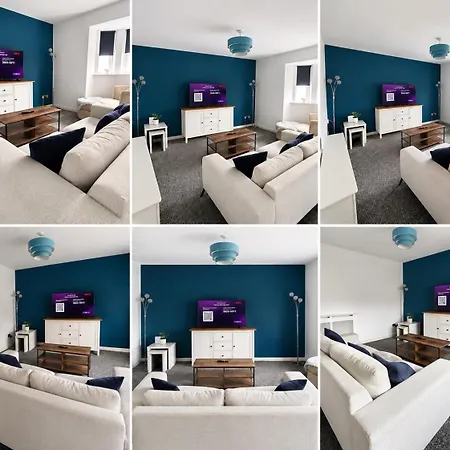 Modern 2br With 2 Bathrooms & Free Parking Glasgow