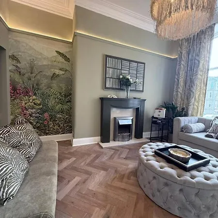 아파트 Modern West End Apartment, Glasgow.