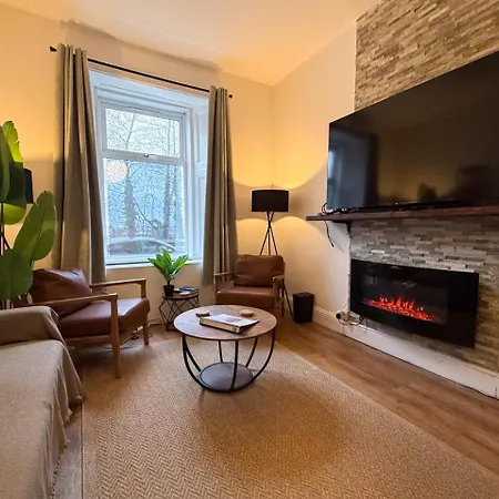 Apartamento 2br Flat - King & Super King - Fireplace Glasgow