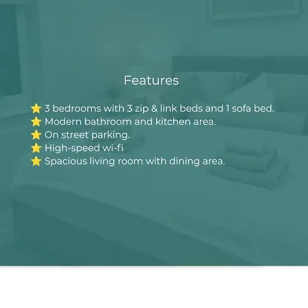 בית נופש Stylish 3bdr In - Sleeps 7 - Parking