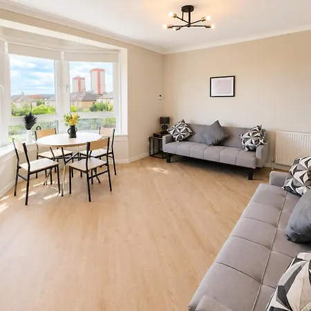 Stylish 2bdr In - Sleeps 5 - Free Parking Glasgow