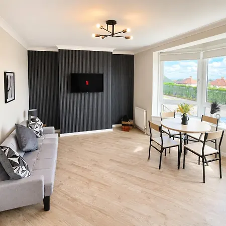 Stylish 2bdr In - Sleeps 5 - Free Parking Appartamento *
