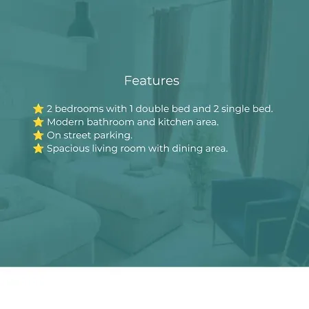 Appartamento Modern 2bdr In - Sleeps 4 - Parking