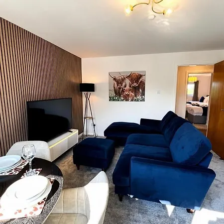 Apartament Cosy Glasgow Base With Free Parking & En-Suite Glasgow
