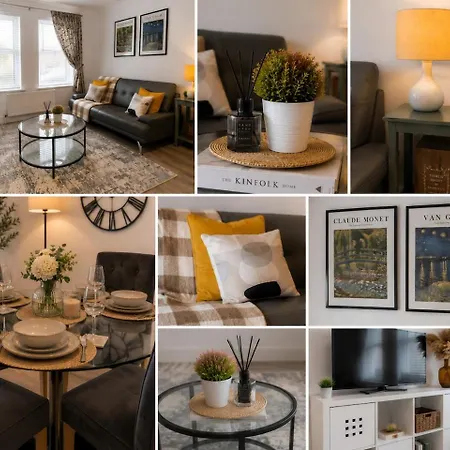 2br West End, Sleeps 4, Free Parking Apartament Glasgow