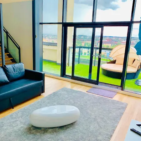 Centre - The Penthouse With Riverviews - Apartmán Glasgow