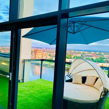 Centre - The Penthouse With Riverviews - Lägenhet Glasgow