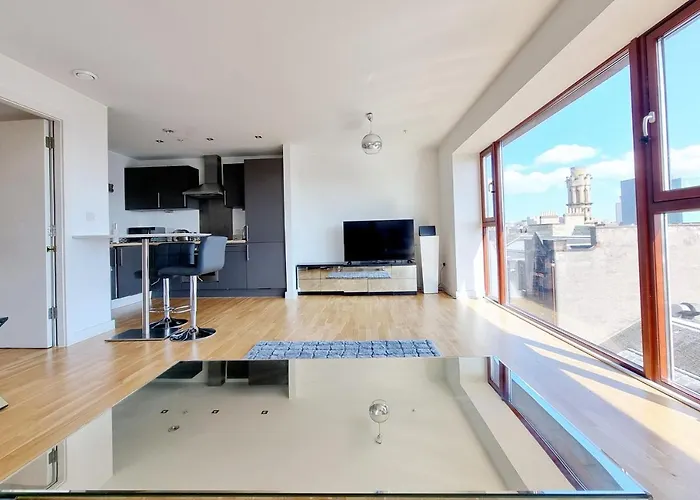 アパート Two Bed Penthouse In The Heart Of グラスゴー