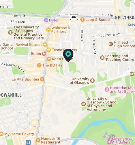 Villa Designer House - Of / 'hillhead' West End G12 - Luxurious & Contemporary Detached House / Terrace / Garden / 'electric Car Charging' Garage Parking *