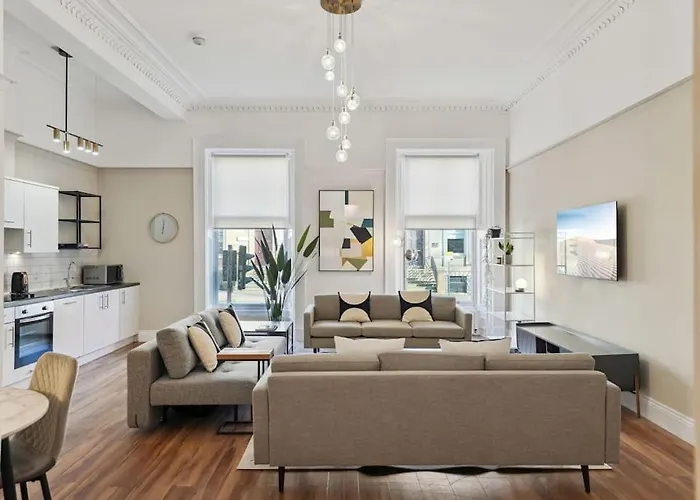 Grand 1 Bed Blythswood Apartamento *