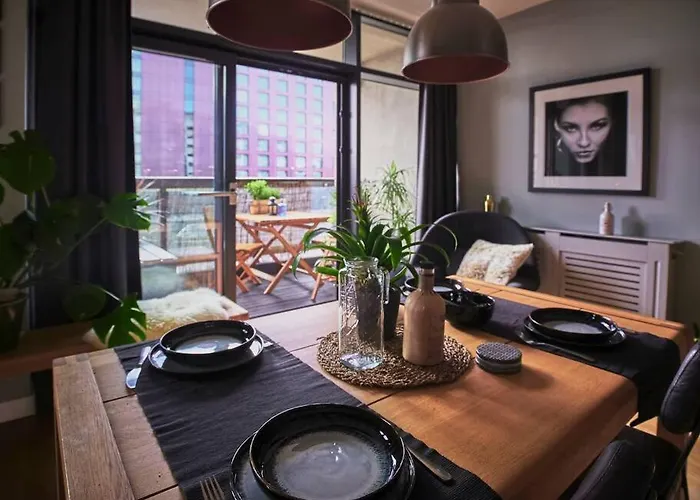 Glasgow, Finnieston Luxury 2 Bed With Parking, E-check In, Hi-fi Appartamento