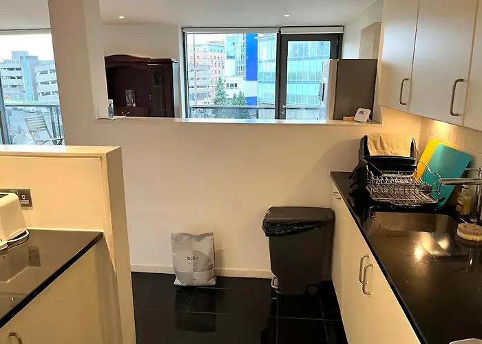 Rum i privatbostad Spacious Queen Bed Centre Penthouse With Balcony - Homeshare - Live In Host Glasgow