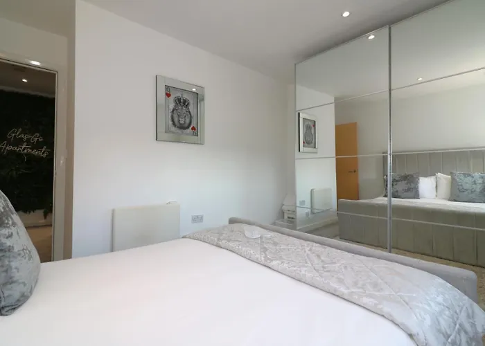 Glas Go Executive 2-bedroom Near Ovo Hydro Free Parking Apartman Glasgow