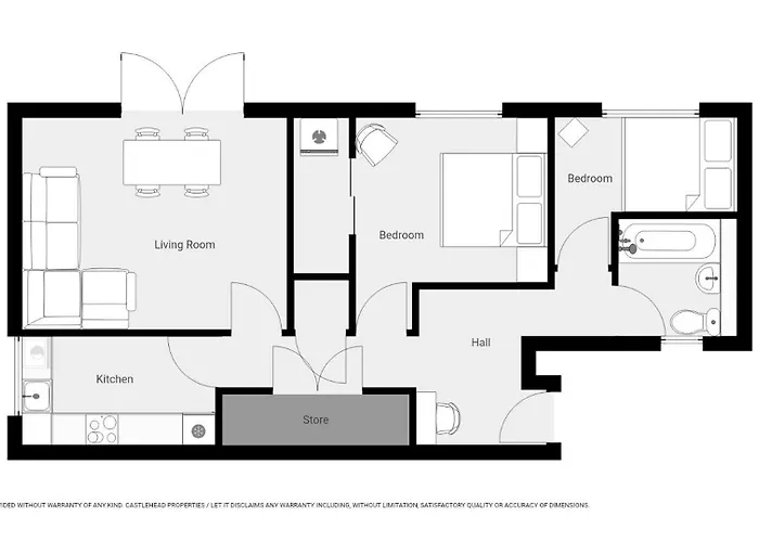 2 Bedroom At Secc Hydro Free Parking *