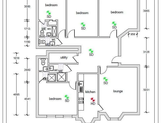 Apartament Beautiful 4 Bed Flat In Perfect Location *