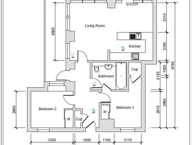 Beautiful Penthouse In Centre Location Hébergement de vacances