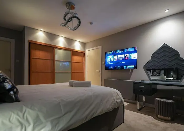 アパート Luxurious Penthouse With Bar At Hydro & Secc *