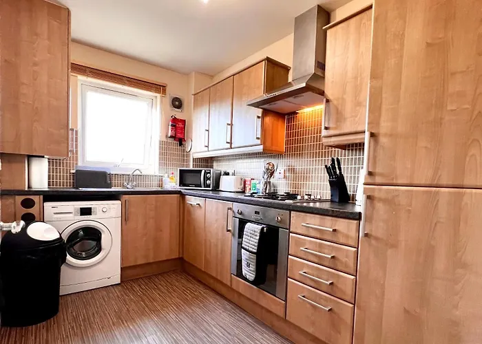 Apartment Stylish Modern Flat With Juliet Balcony & Parking Glasgow