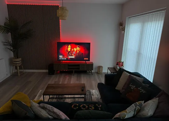 Appartement Modern Flat In Free Parking & Wifi Glasgow