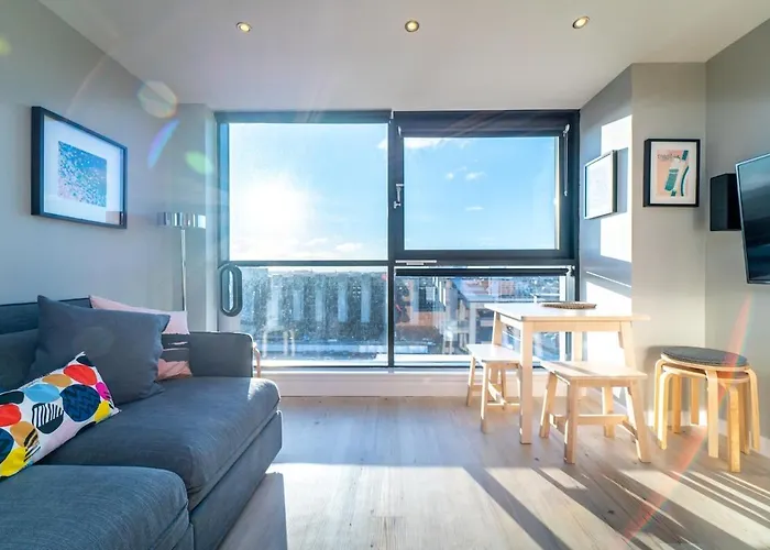 Stylish Finnieston Centre Free Parking Apartman *